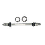 REAR MTB AXLE 3/8 & BEARING